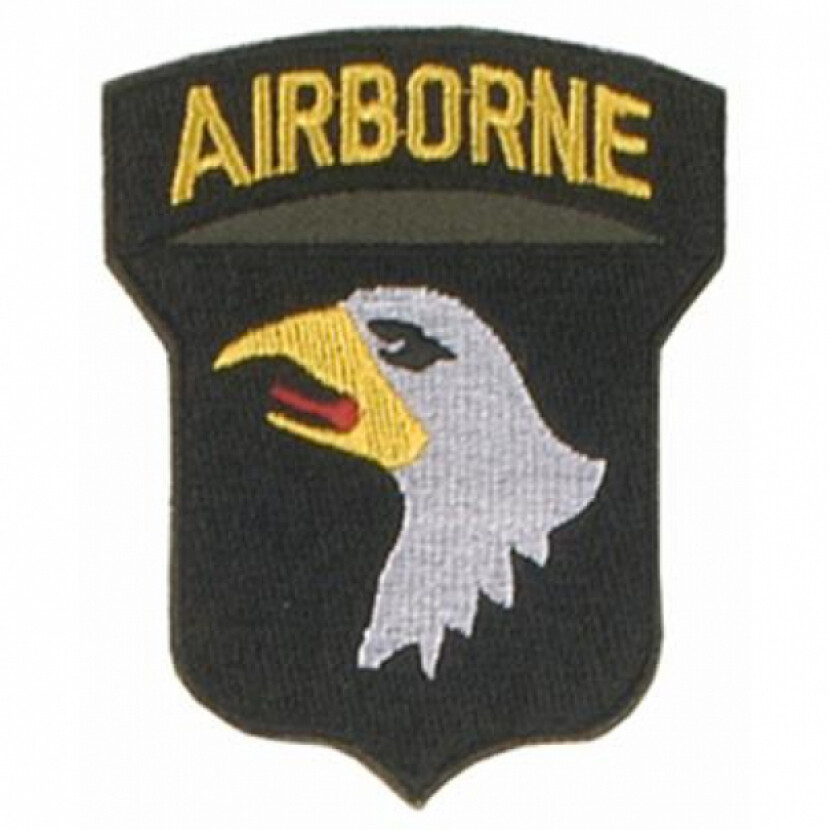 Nášivka Anton US 101. LL-DIVISION AIRBORNE - černá-žlutá