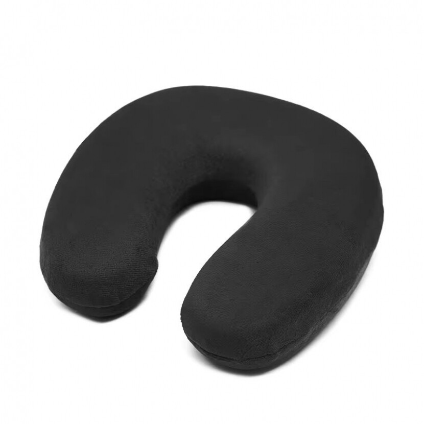 Cestovní polštář z paměťové pěny HealMed - černý