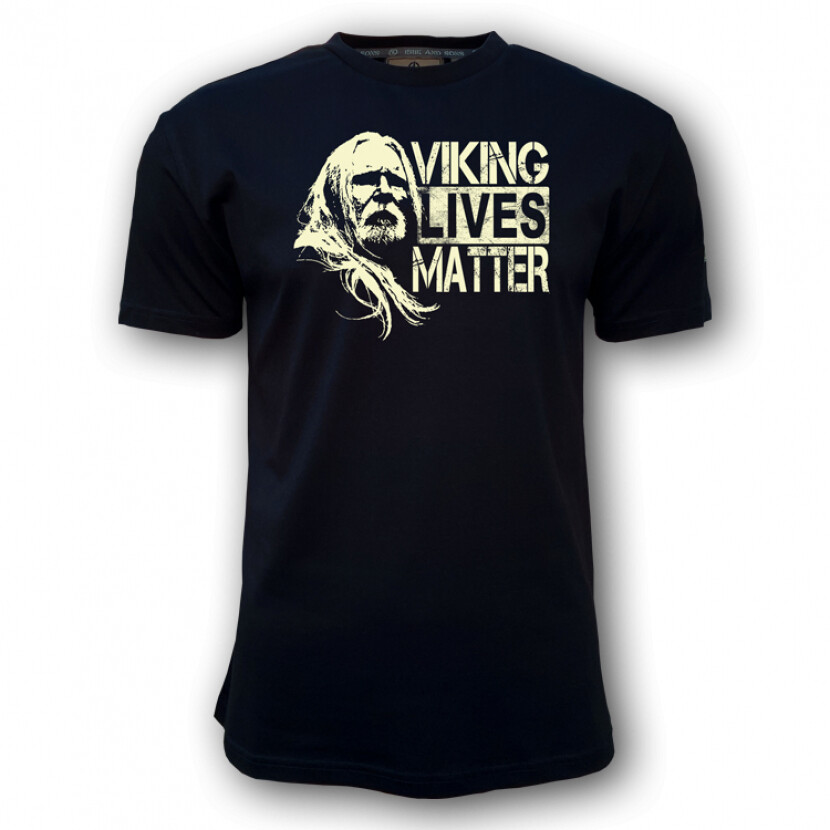 Triko Erik and Sons Viking Lives Matter 2025 - černé, 4XL