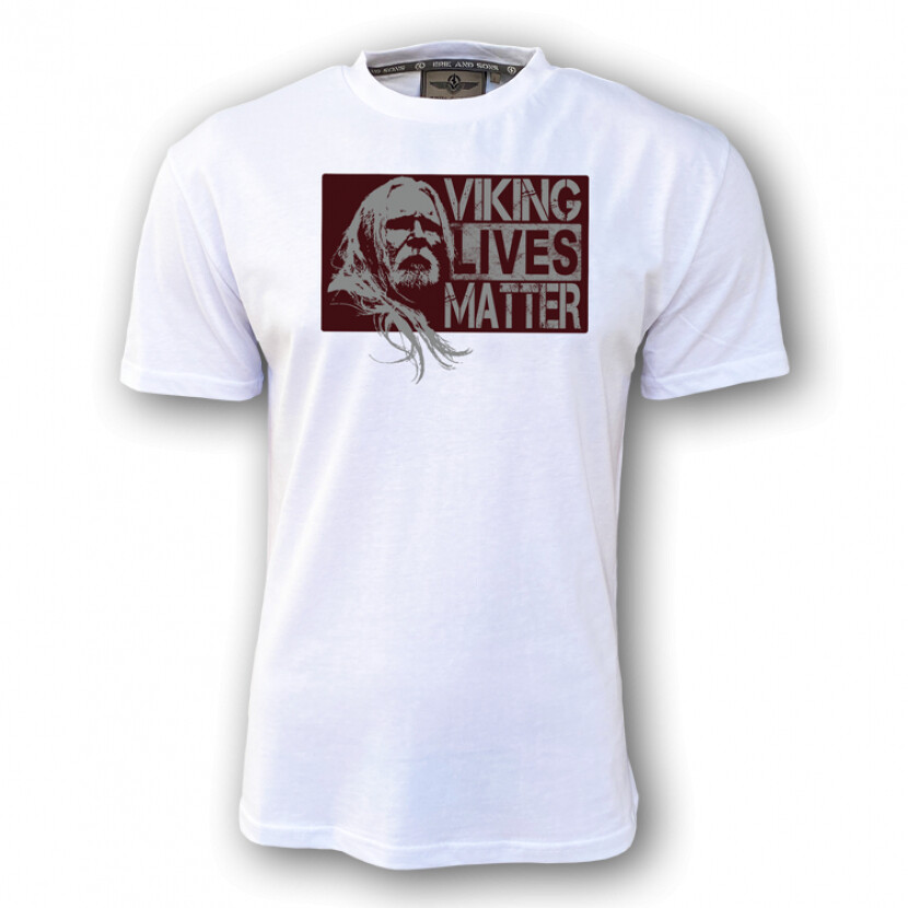 Triko Erik and Sons Viking Lives Matter 2025 - bílé, 4XL