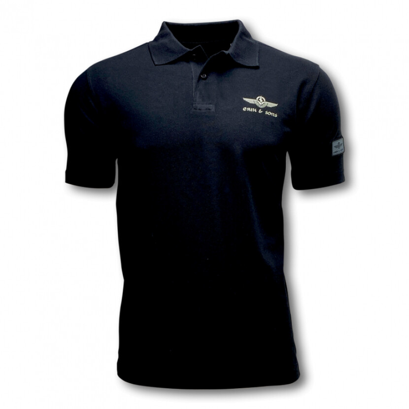 Polokošile pánská Erik and Sons Aurland - černá, XL