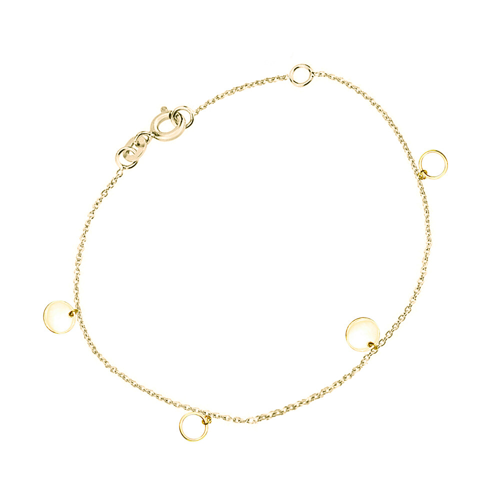 Cutie Jewellery Elegantní dámský náramek ze žlutého zlata Z0101-60-X-1