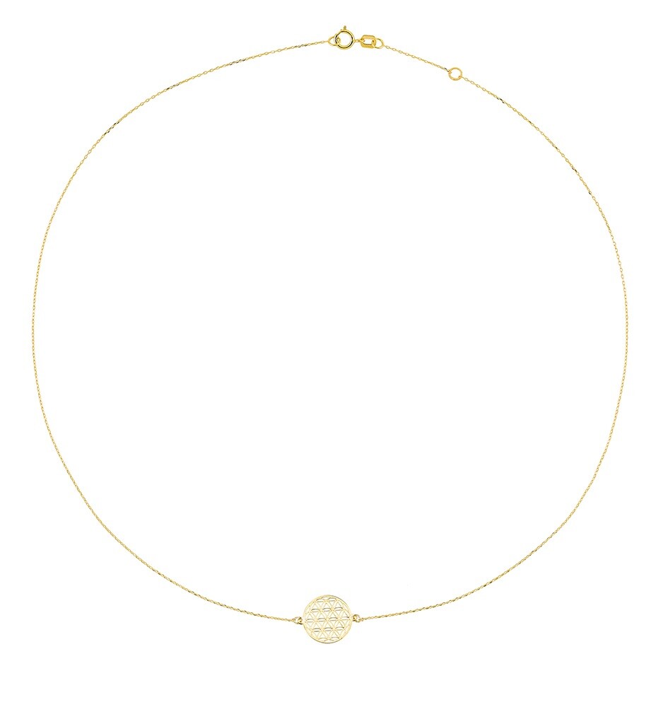 Cutie Jewellery Slušivý náhrdelník ze žlutého zlata Z0120-40-X-1