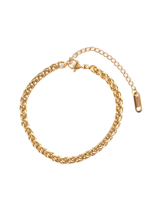 Emily Westwood Elegantní náramek z pozlacené oceli EWB250250G