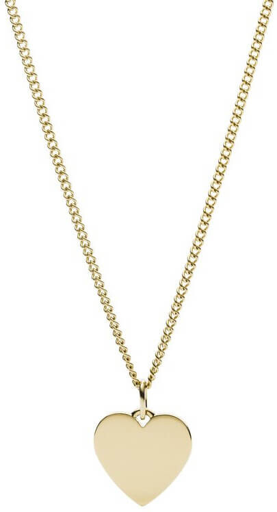 Fossil Ocelový náhrdelník JF03080710 (řetízek, přívěsek)