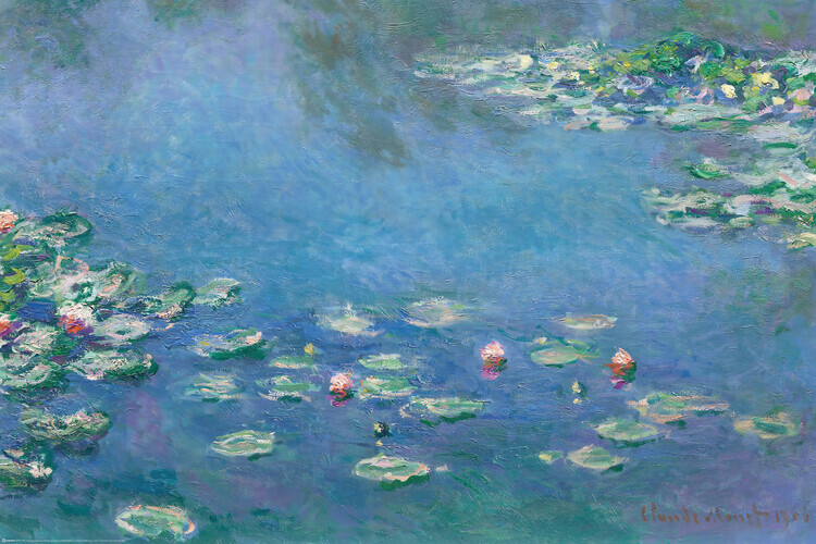 Europosters Plakát, Obraz - Claude Monet - Waterlillies, 91.5 × 61 cm