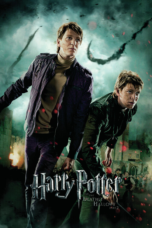 Europosters Umělecký tisk Harry Potter - Fred and George, 26.7 × 40 cm