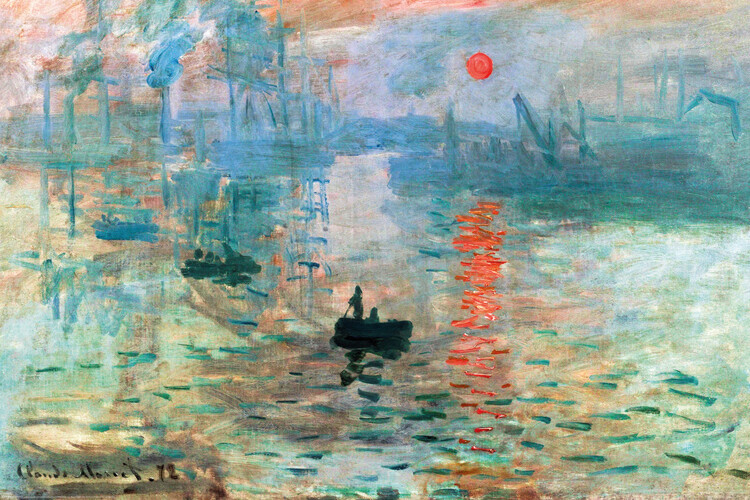 Europosters Plakát, Obraz - Claude Monet - Impression, 91.5 × 61 cm