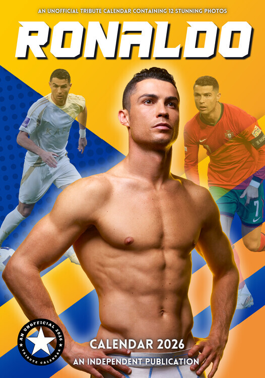 CALLDREAMS Kalendář 2026 Ronaldo, A3