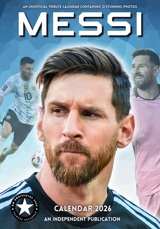 CALLDREAMS Kalendář 2026 Messi, A3