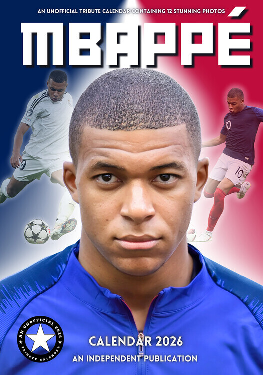 CALLDREAMS Kalendář 2026 Mbappe, A3