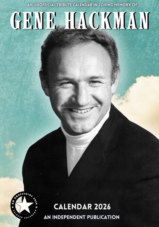 CALLDREAMS Kalendář 2026 Gene Hackman, A3