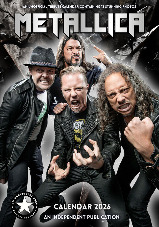 CALLDREAMS Kalendář 2026 Metallica, A3