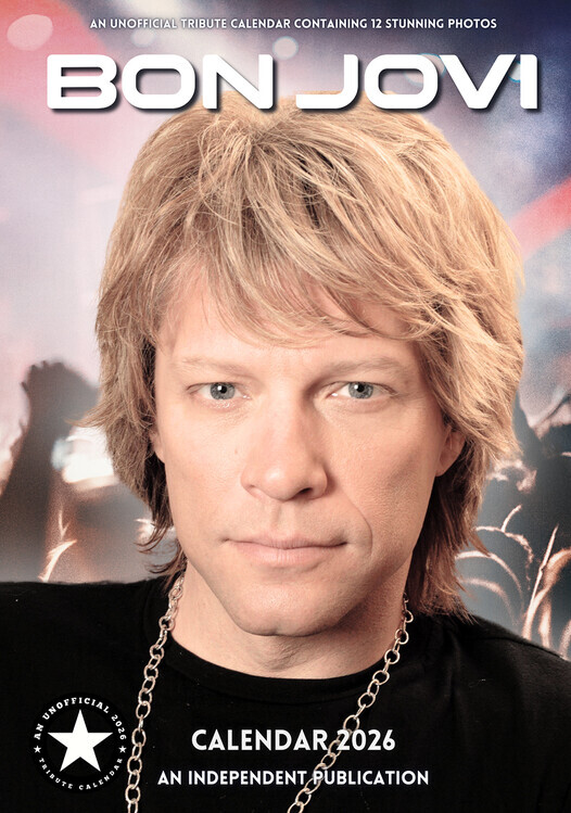 CALLDREAMS Kalendář 2026 Bon Jovi, A3