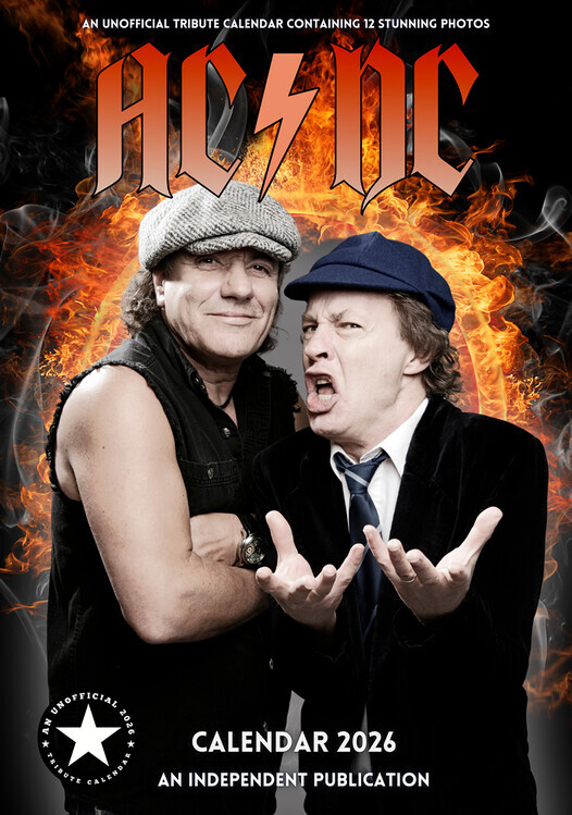 CALLDREAMS Kalendář 2026 AC/DC, A3