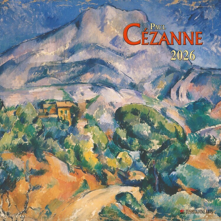 TUSHITA Kalendář 2026 Paul Cezanne, 30 x 30 cm