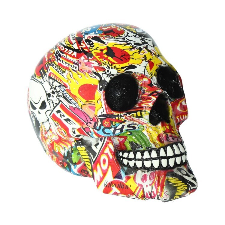NEMESIS NOW Figurka Skull - Day of the Dead - Pop Art, 19 cm