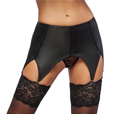 Podvazkový pás kožený ZADO FETISH 6 podvazků Zado