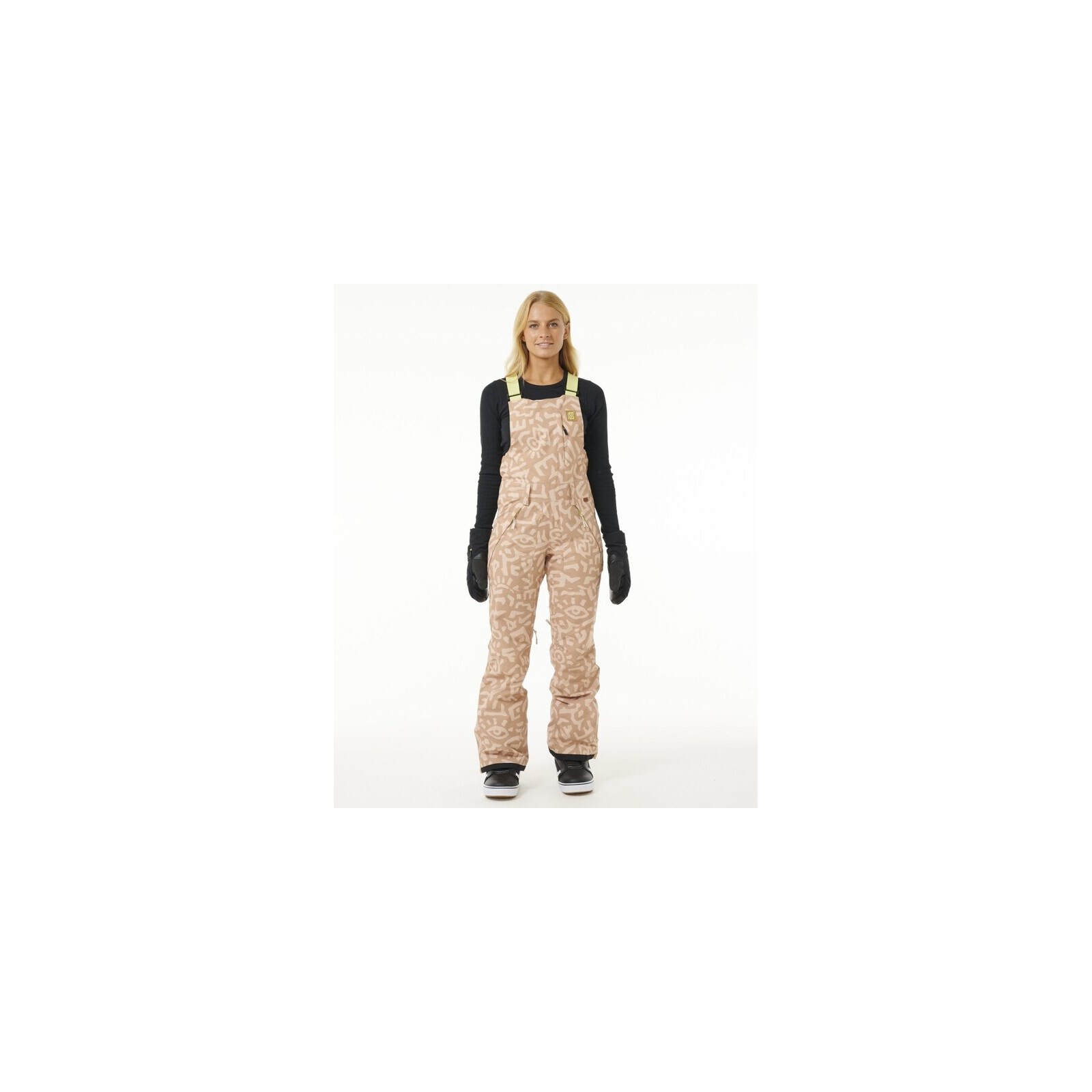 kalhoty RIP CURL - Anti Series Vmont Bib 10K/10K Beige (1) velikost: S