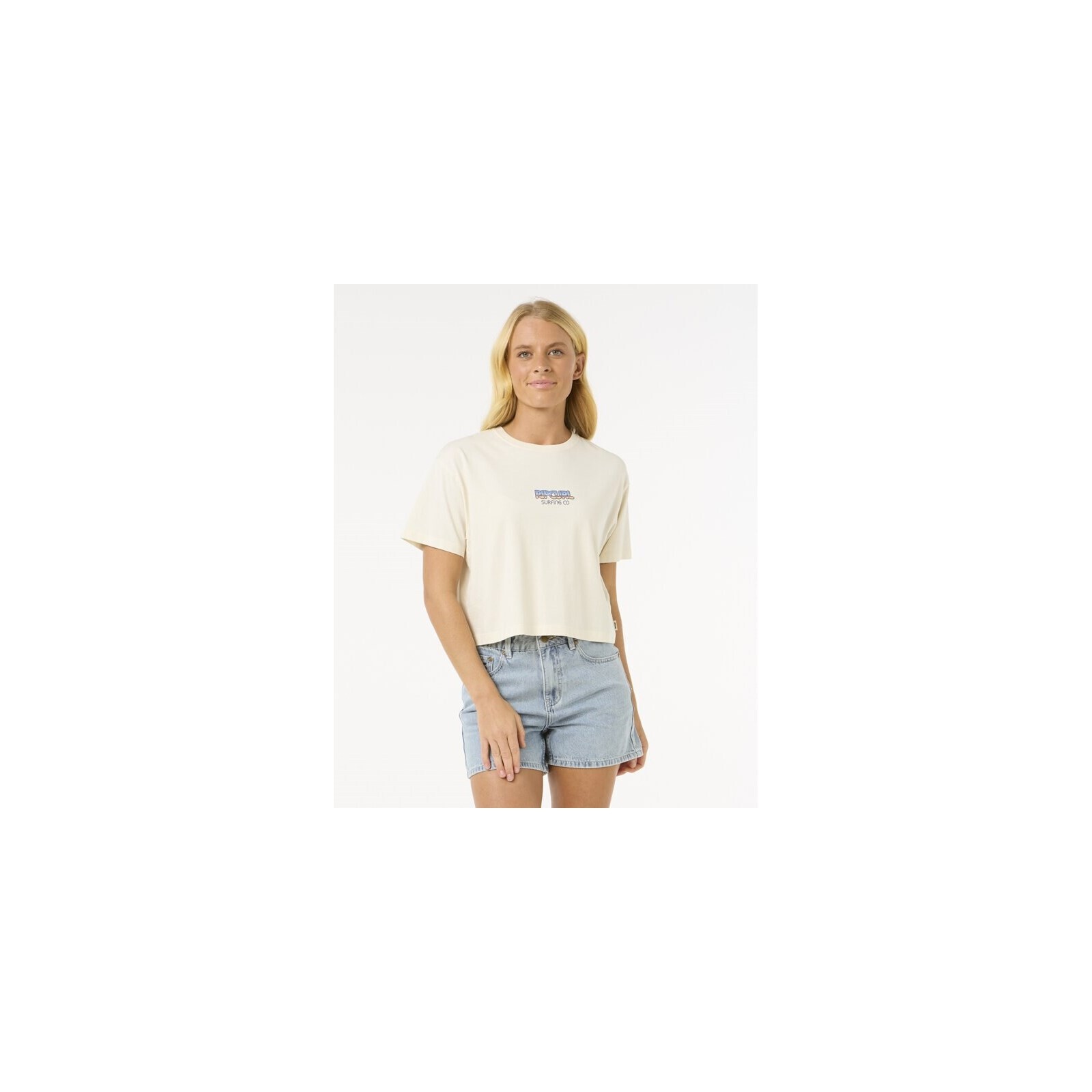 triko RIP CURL - Sun & Sea Crop Tee Bone (3021)