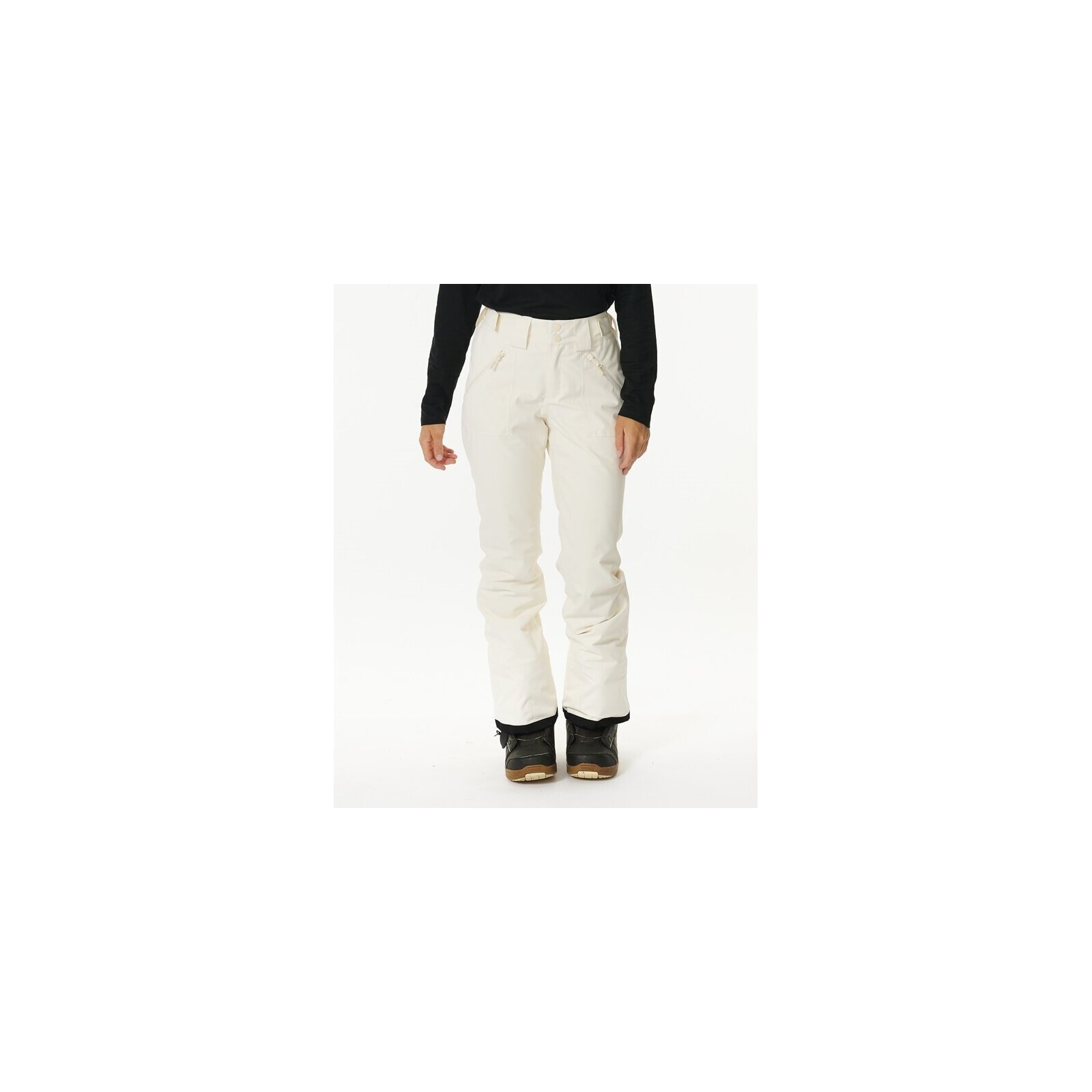 kalhoty RIP CURL - Rider High Waist Pant 10K/10K Off White (3)