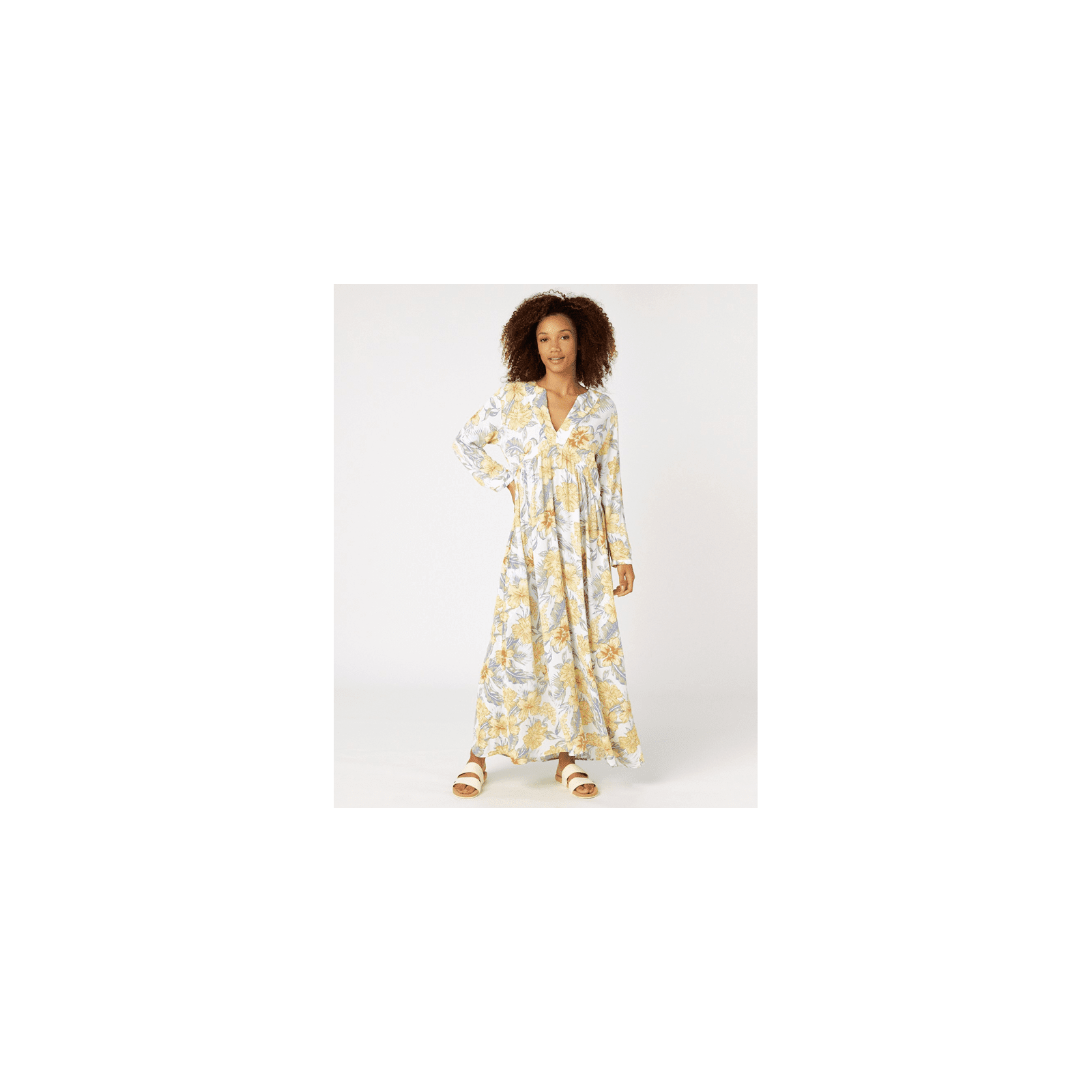 šaty RIP CURL - Always Summer Kaftan White (1000)