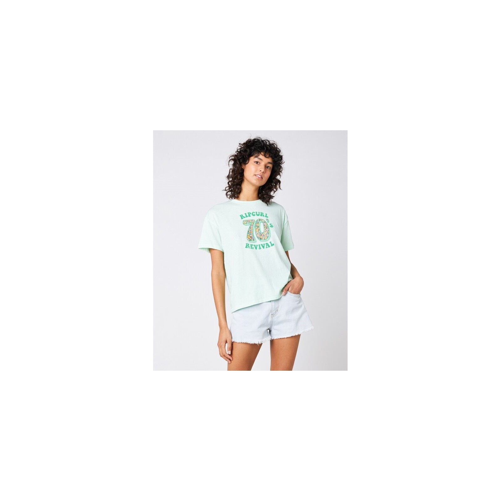 triko RIP CURL - Afterglow Tee Mint (67)
