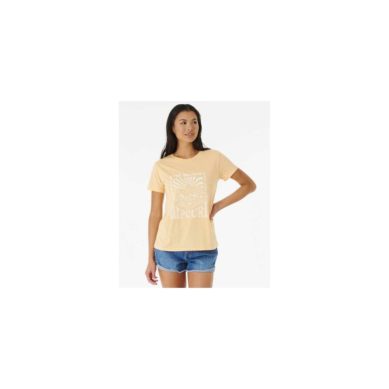 triko RIP CURL - Tropical Sunset Standard Tee Blush (281)