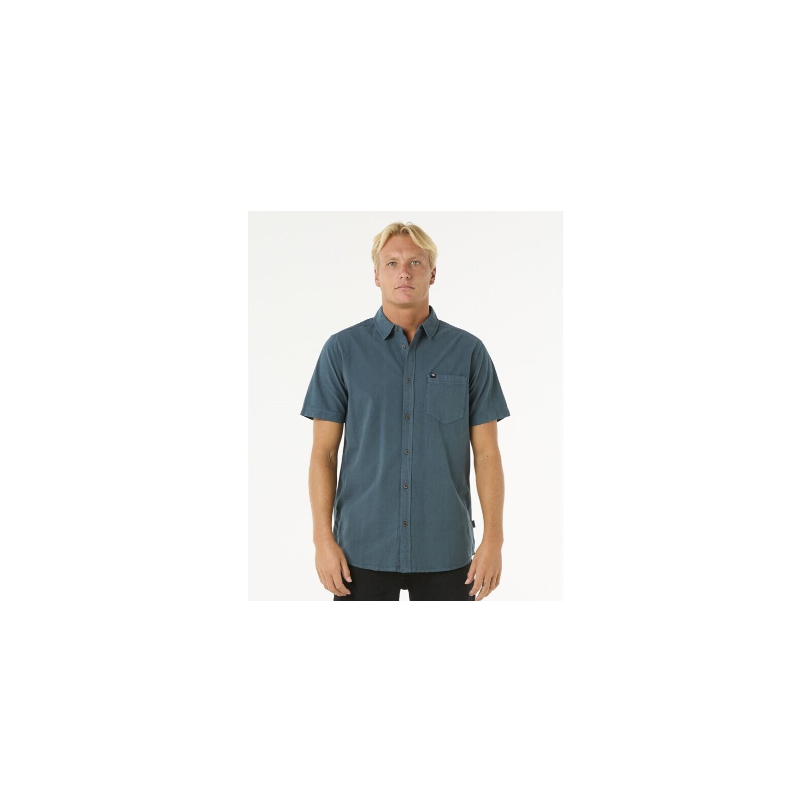košile RIP CURL - Classic Surf Washed S/S Shirt Pine Night (2213)
