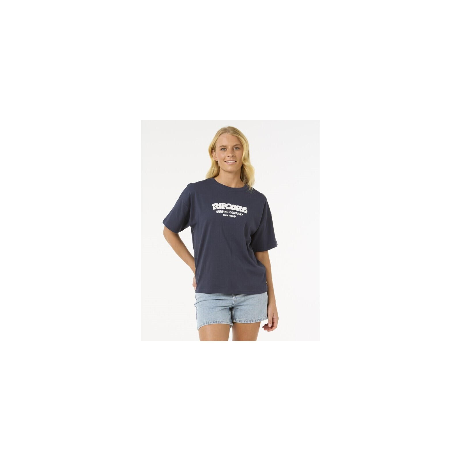 triko RIP CURL - Surf Puff Relaxed Tee Navy (49) velikost: XL