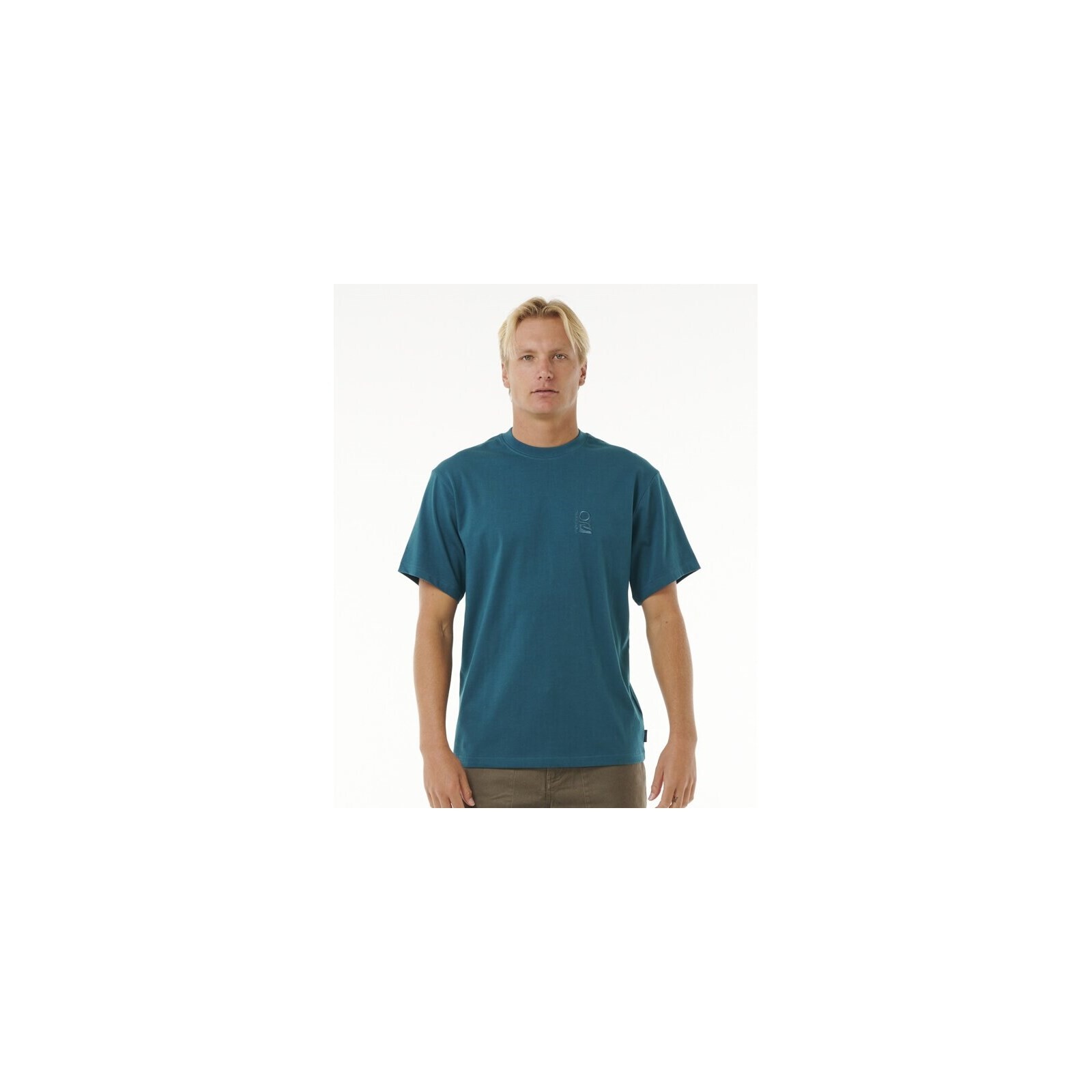 triko RIP CURL - Search Embroidery Tee Trekking Green (9158)