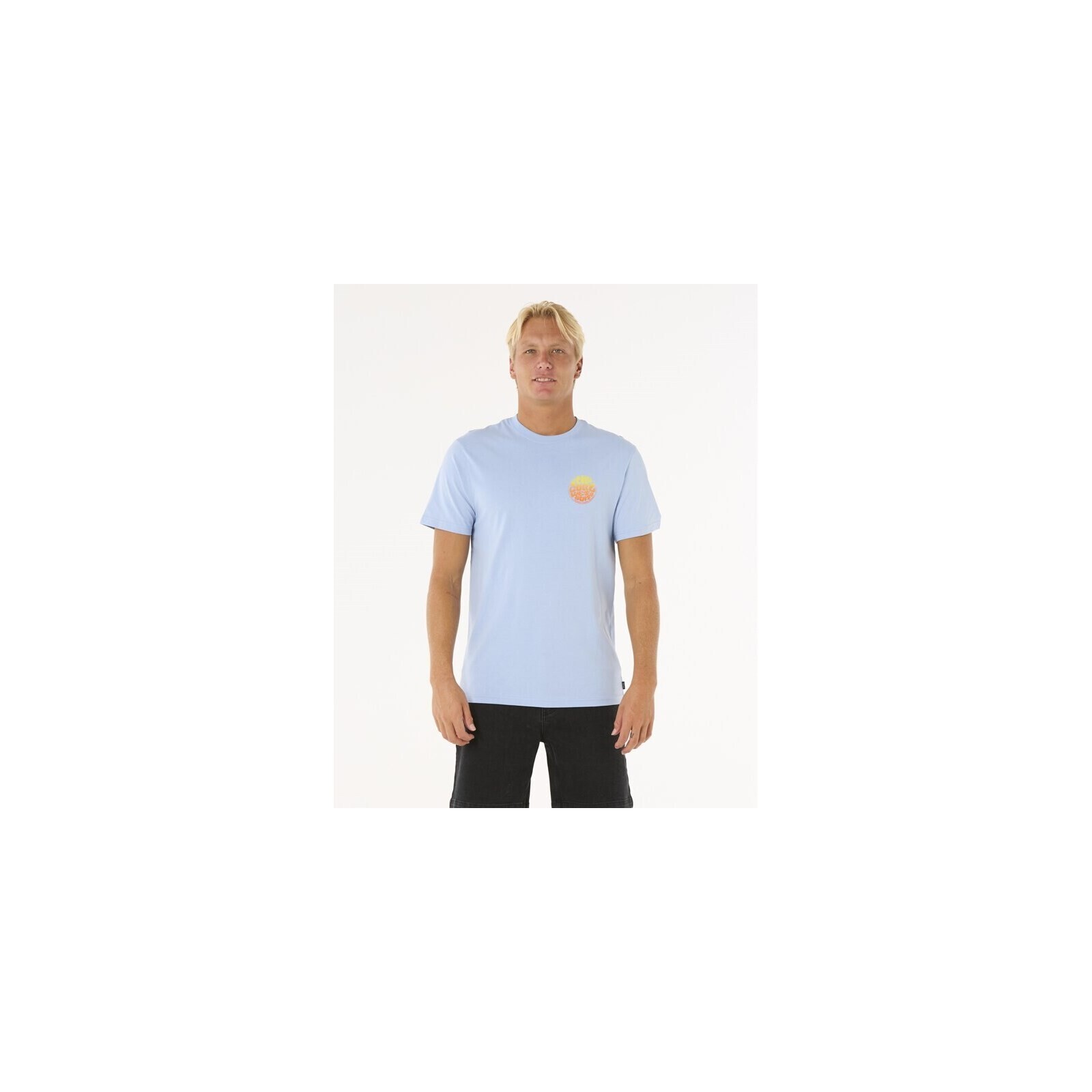 triko RIP CURL - Wettie Passage Icon Tee Ice Blue (3807)