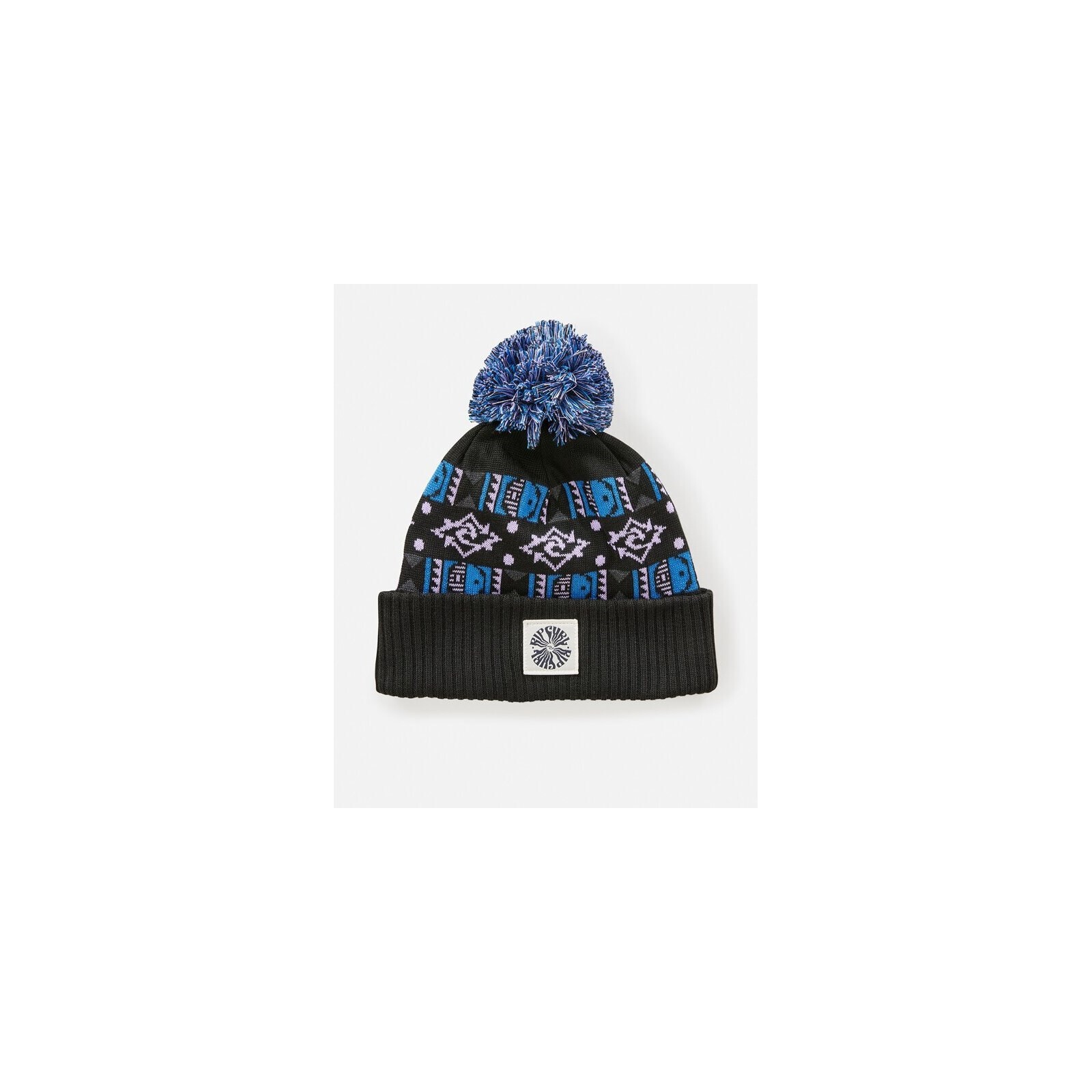 kulich RIP CURL - Swc Jacquard Tall Beanie Black (90)