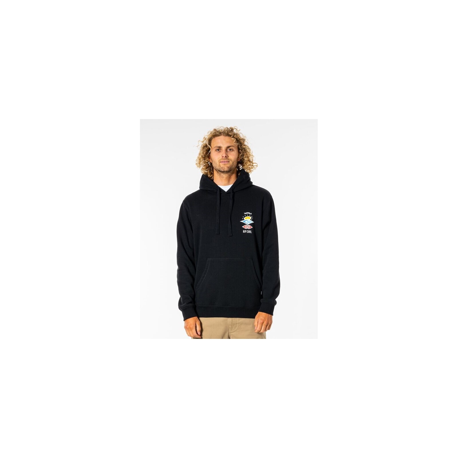 mikina RIP CURL - Search Icon Hood Black (90) velikost: L