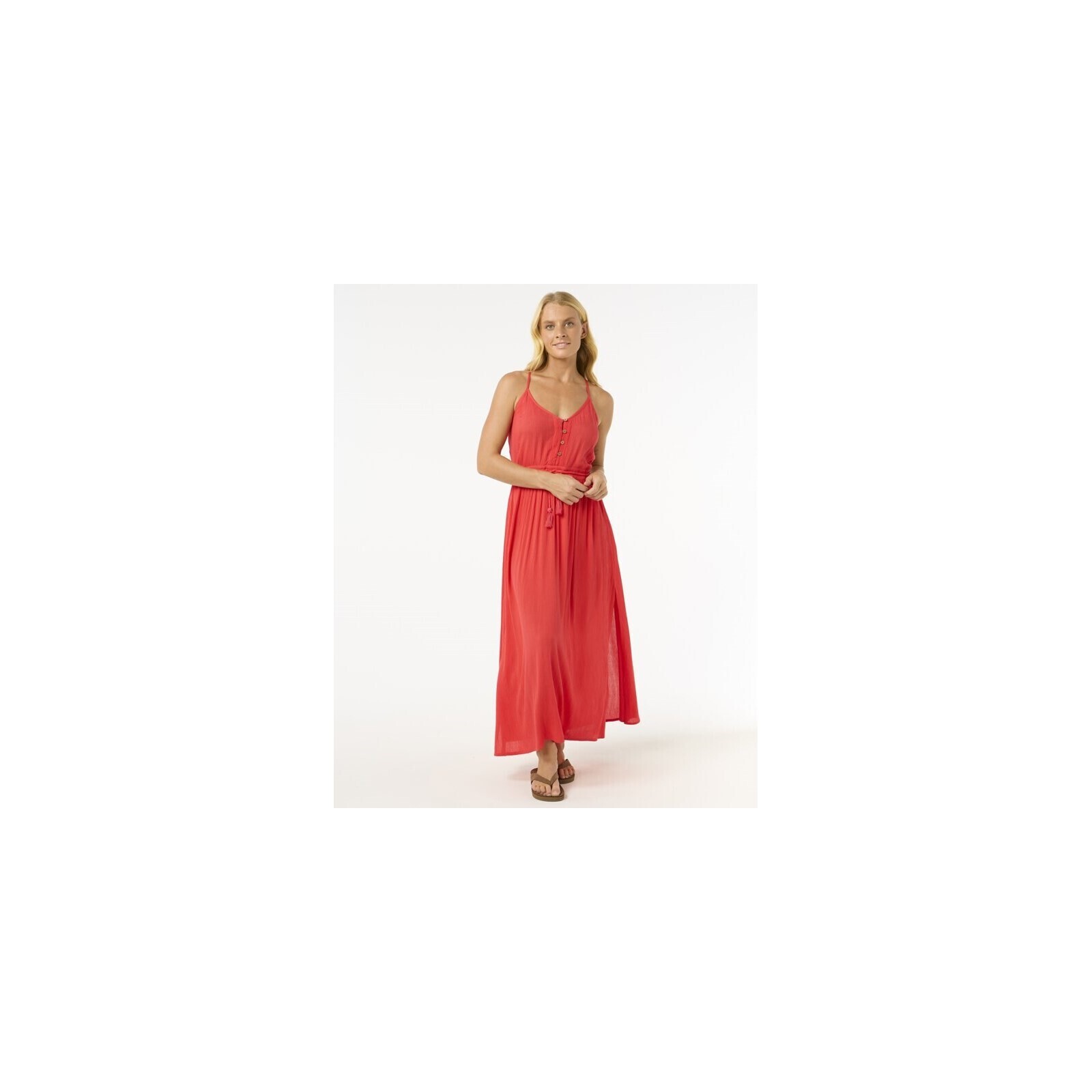 šaty RIP CURL - Classic Surf Maxi Dress Hibiscus Red (619) velikost: XL