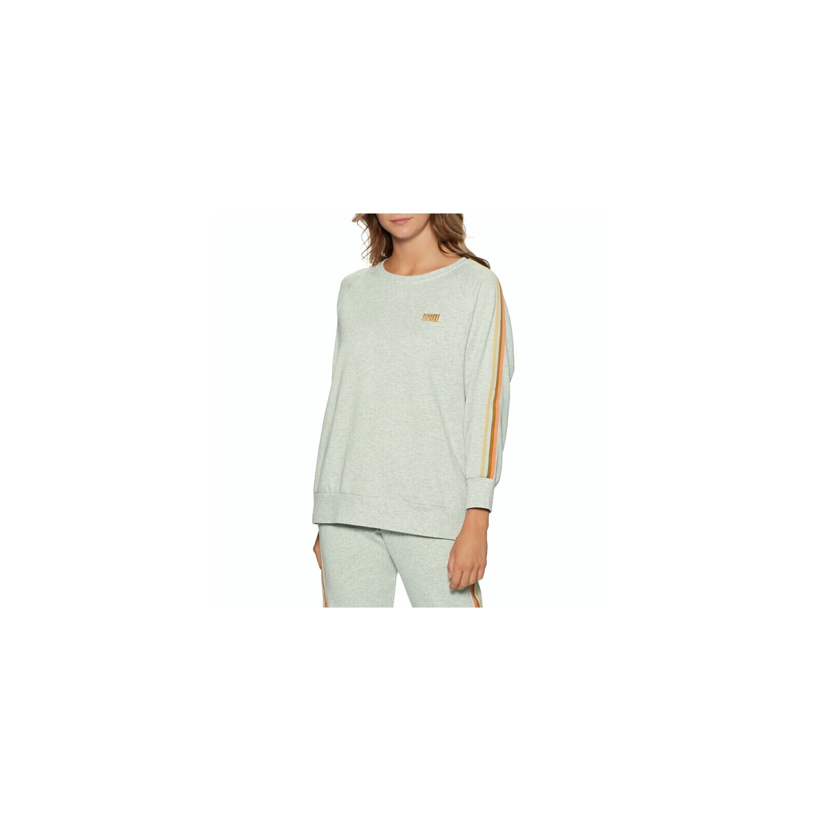 mikina RIP CURL - Revival Crew Light Grey Heat (3233) velikost: S