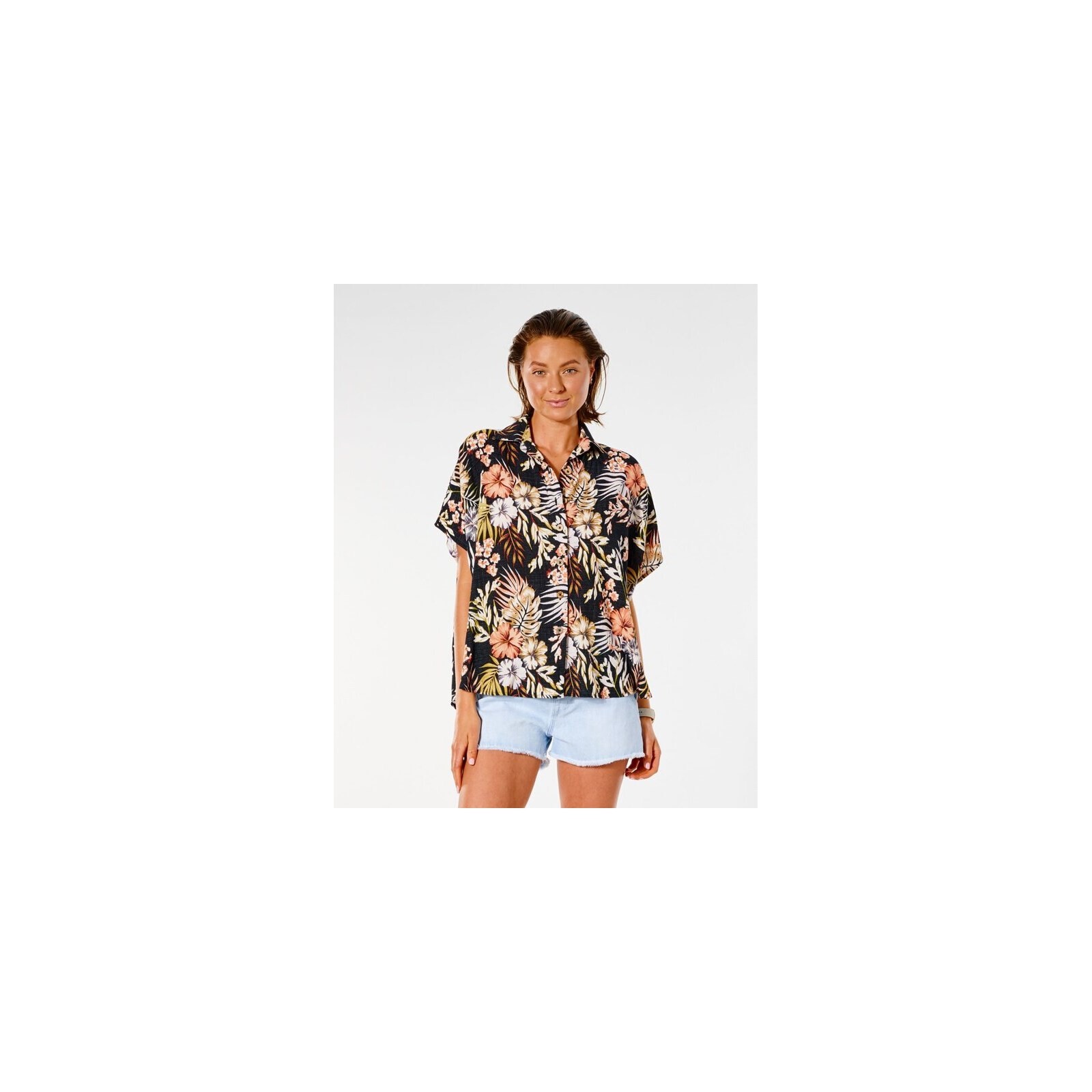 košile RIP CURL - Paradise Calling Shirt Black (90)