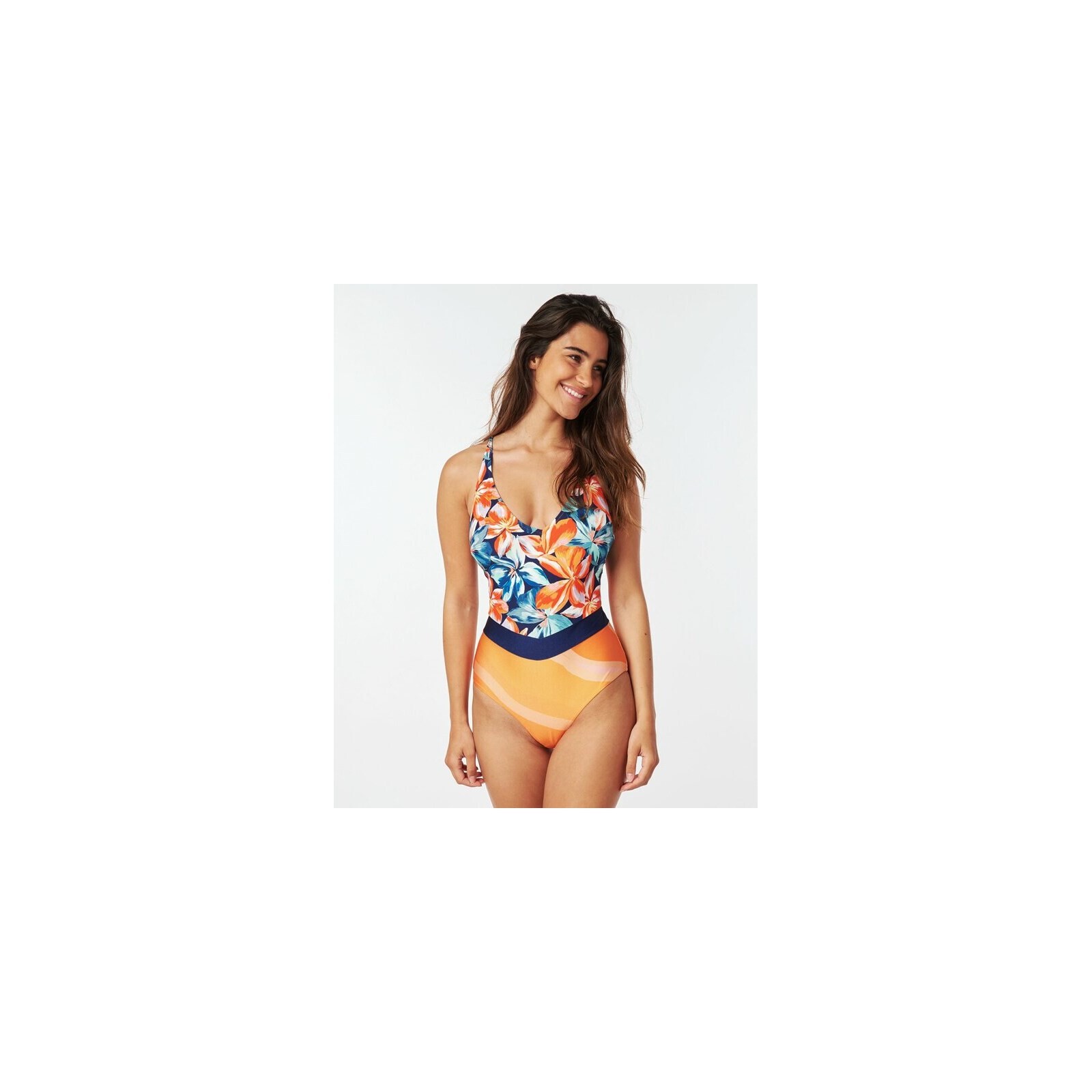 plavky RIP CURL - Bliss Bloom 1Pc Good Dark Blue (3155) velikost: S