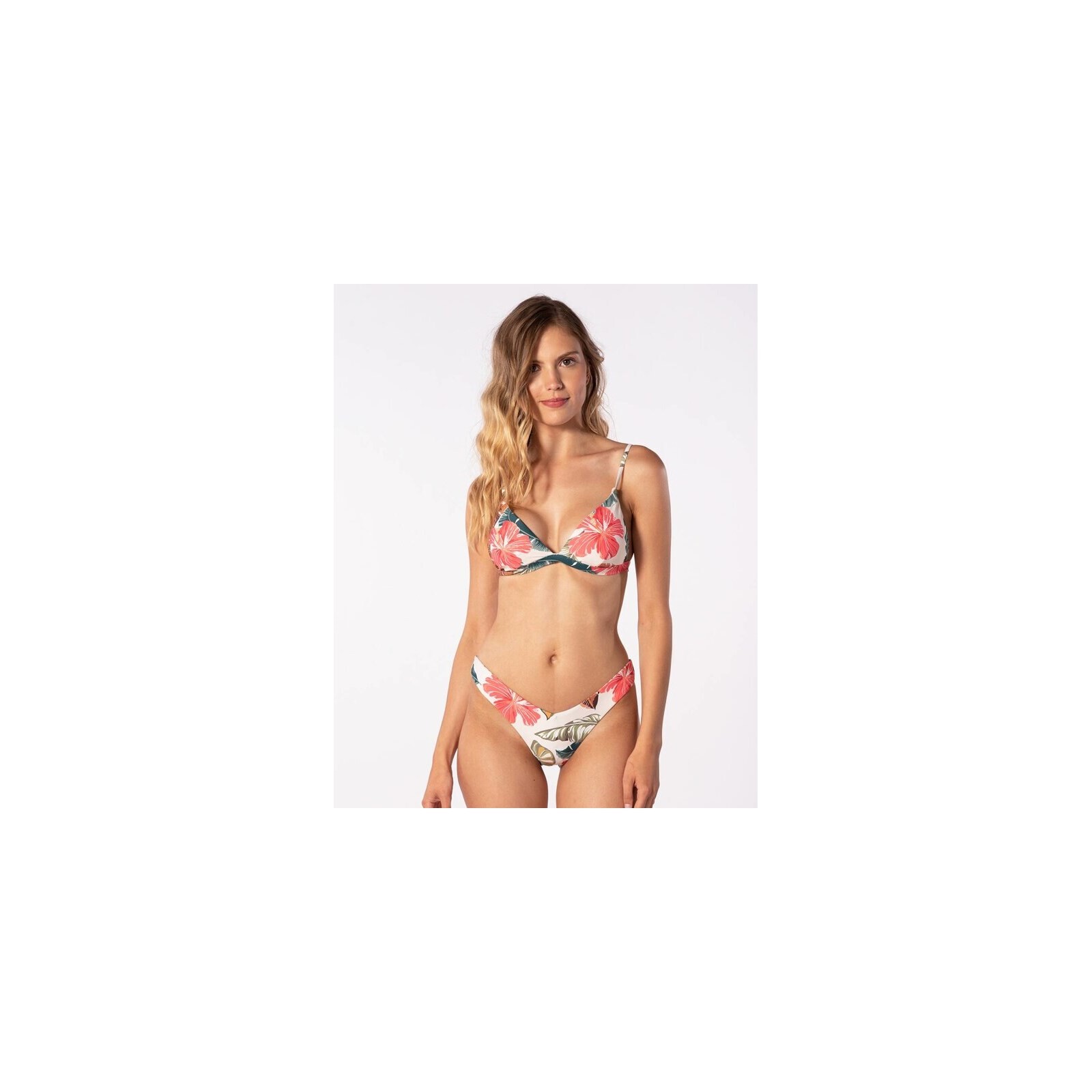 plavky RIP CURL - Tropic Coast Fixed Tri Hot Coral (3501) velikost: L