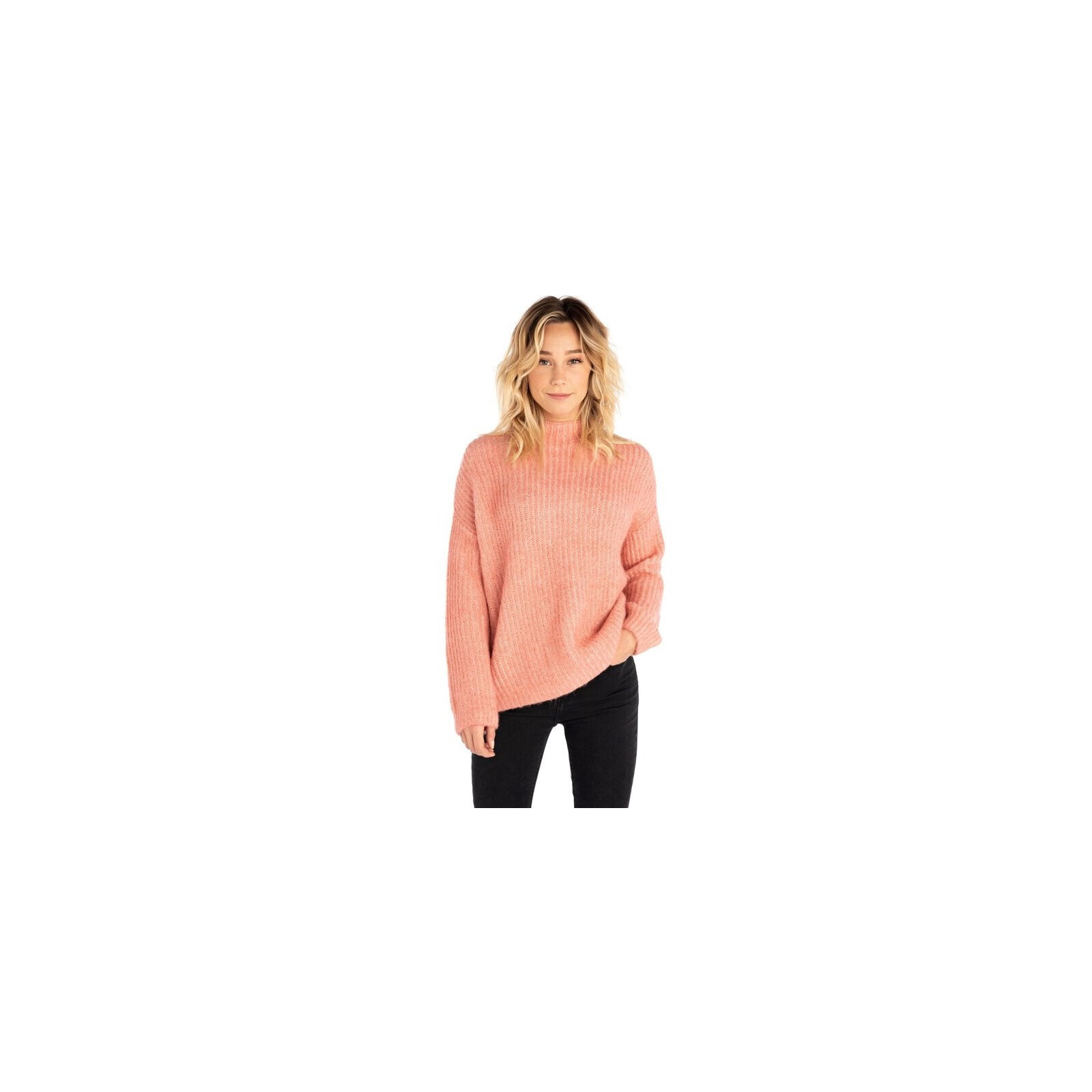 svetr RIP CURL - High Low Crew Sweater Brandied Aprico (9580)