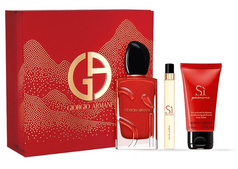 Giorgio Armani Sì Passione - EDP 100 ml + tělové mléko 50 ml + EDP 10 ml