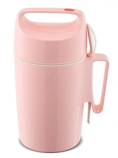 Termoska na jídlo se lžičkou Rotpunkt 850PI růžová, 850 ml