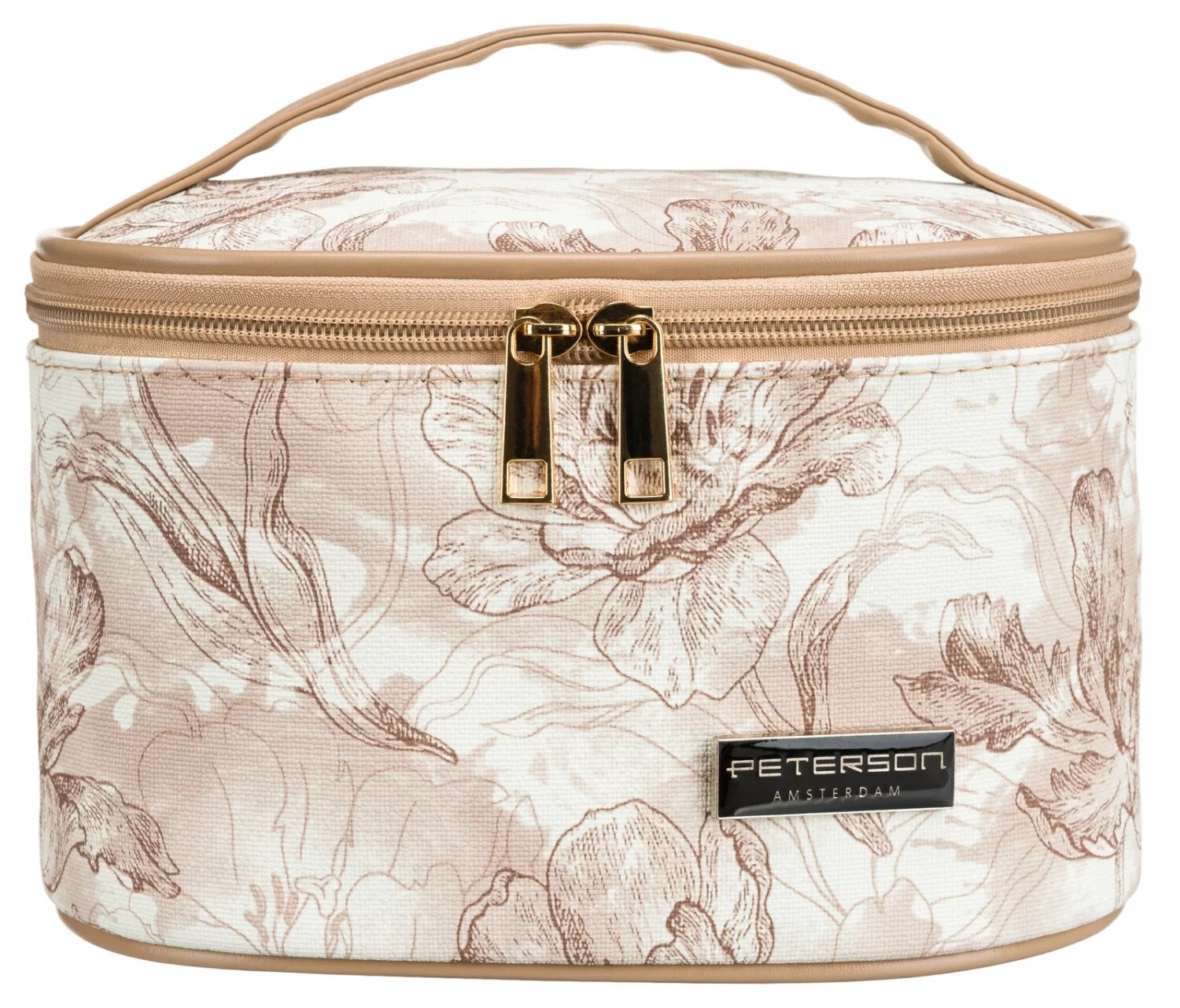Trendy dámská kosmetická taška Peterson Teresa, krémová
