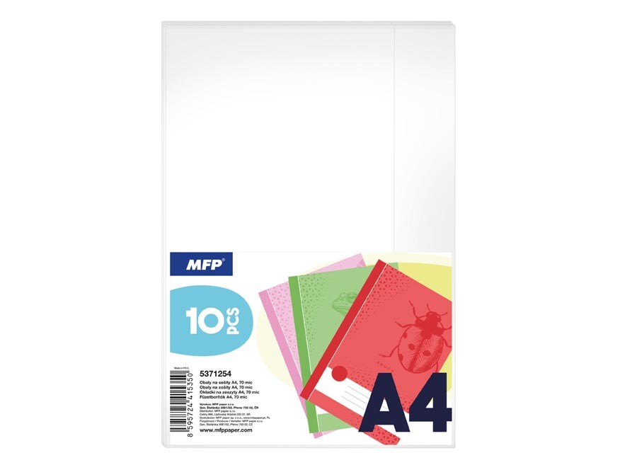 MFP 5371254 Obal na sešity A4 - set 10ks, 70mic