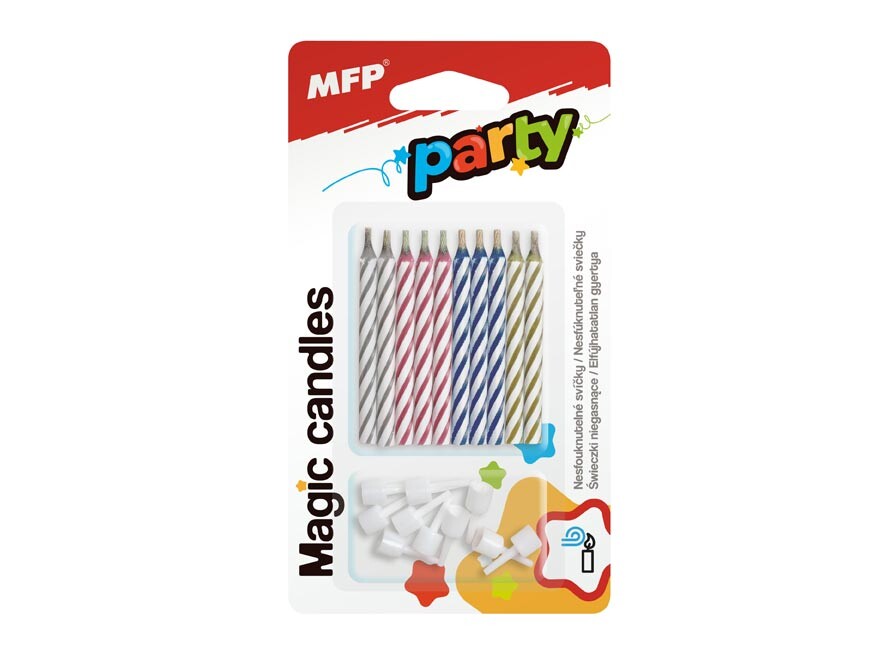 MFP 8800146 Dortové svíčky Magic 10ks 6cm