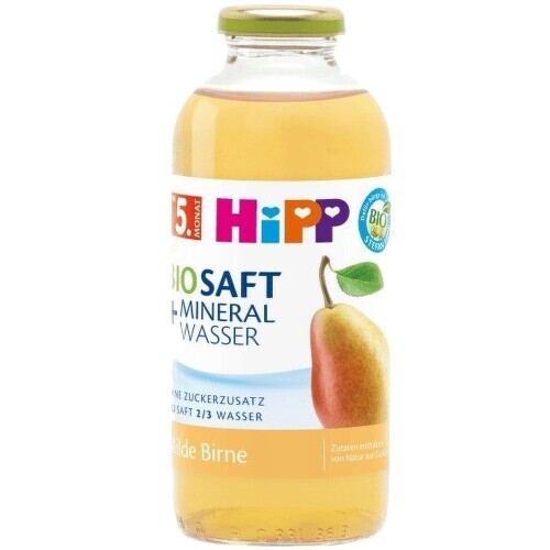 HiPP Nápoj hruška s neperlivou vodou BIO 5m 500ml