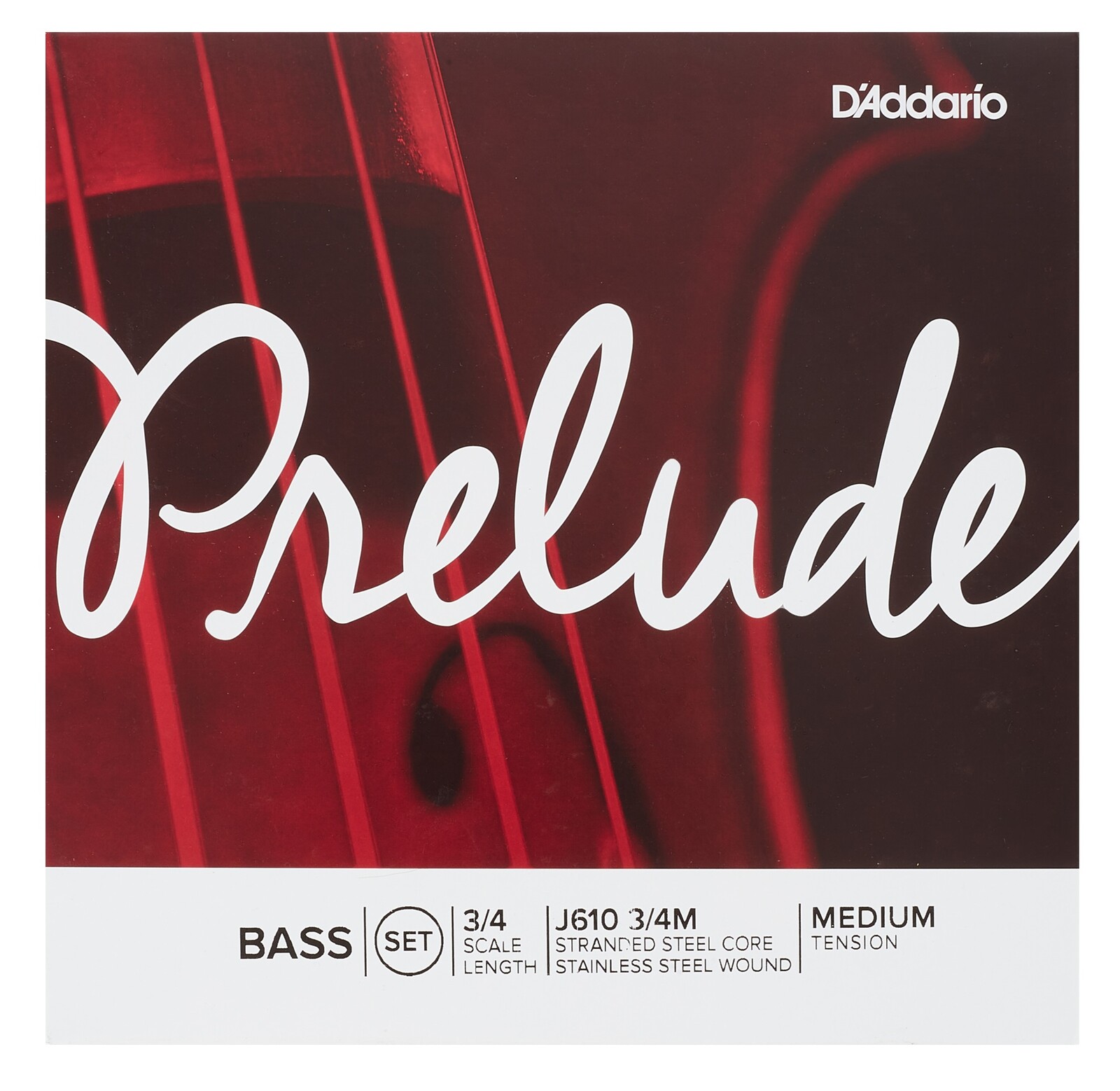 D'Addario Prelude J610 3/4M (použité)