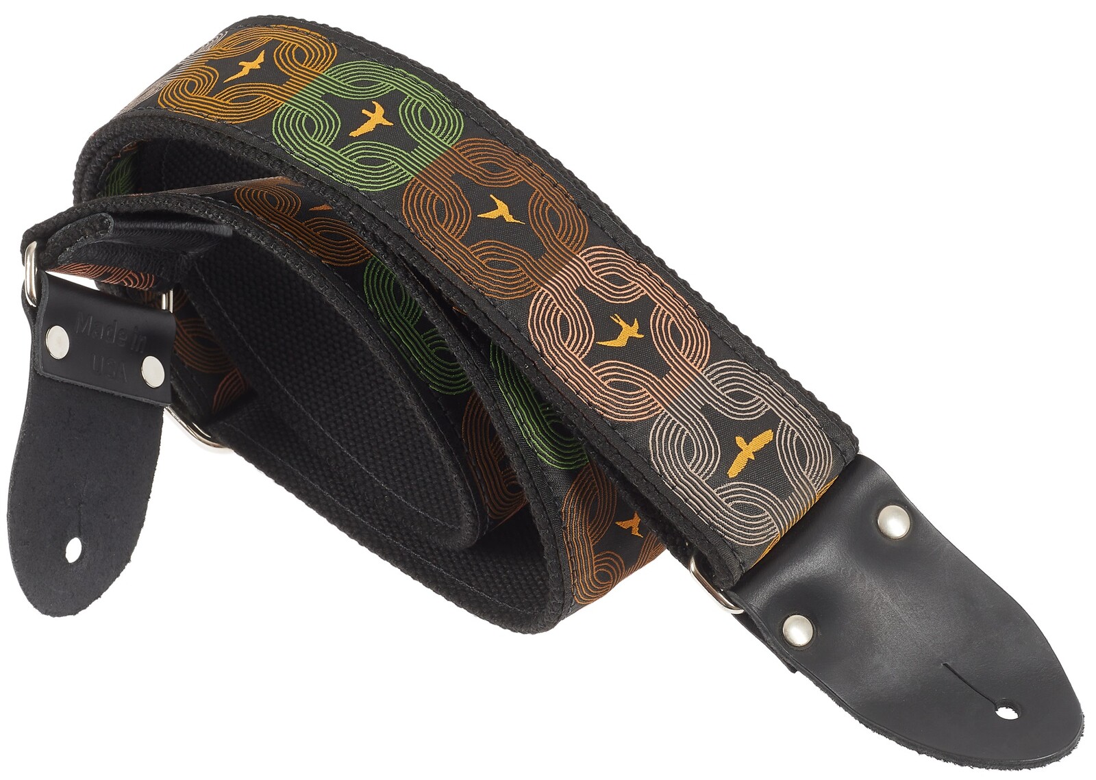 PRS 2” Deluxe Retro Strap, Orange Birds, Custom Jacquard (použité)