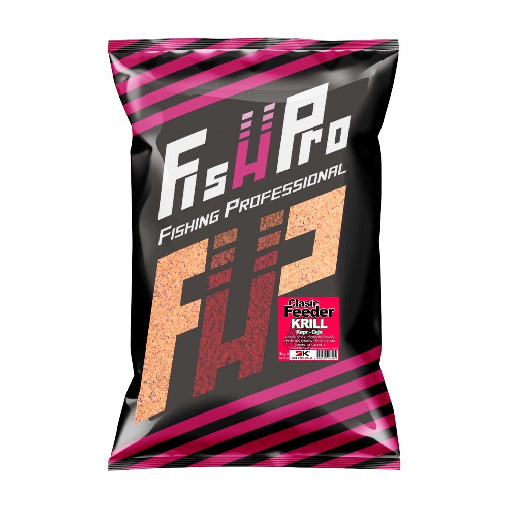 Fish Pro krmítková směs Classic Feeder kapr-cejn krill 1kg-NFCFK