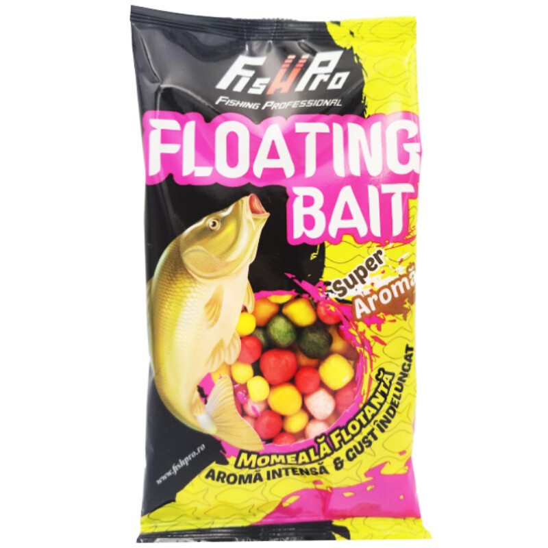 Fish Pro plovoucí nástraha Puffi Floating Bait mix 4-6-10mm 15g-FPP4610M